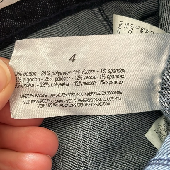 Code Bleu high waist wide leg dark denim jean size 4 NWT - Picture 8 of 9